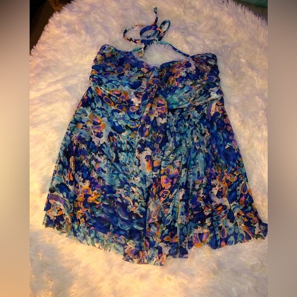 Vibrant Multicolor Strapless tankini - Picture 13 of 15